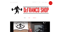 Desktop Screenshot of defrancoshop.com
